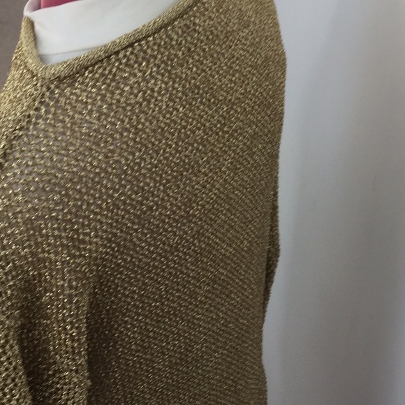 Bright golden evening sweater, xl - Picture 3 of 6